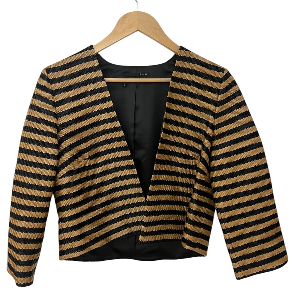Obakki stripe short jacket
